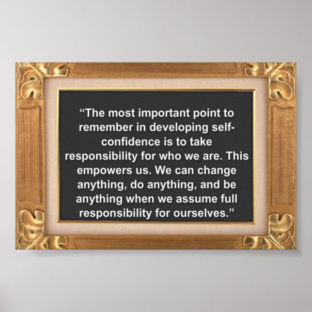 Poster de Cotações Motivacionais Decorativas (Frente)