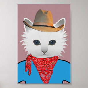 POSTER DE COWBOY CAT