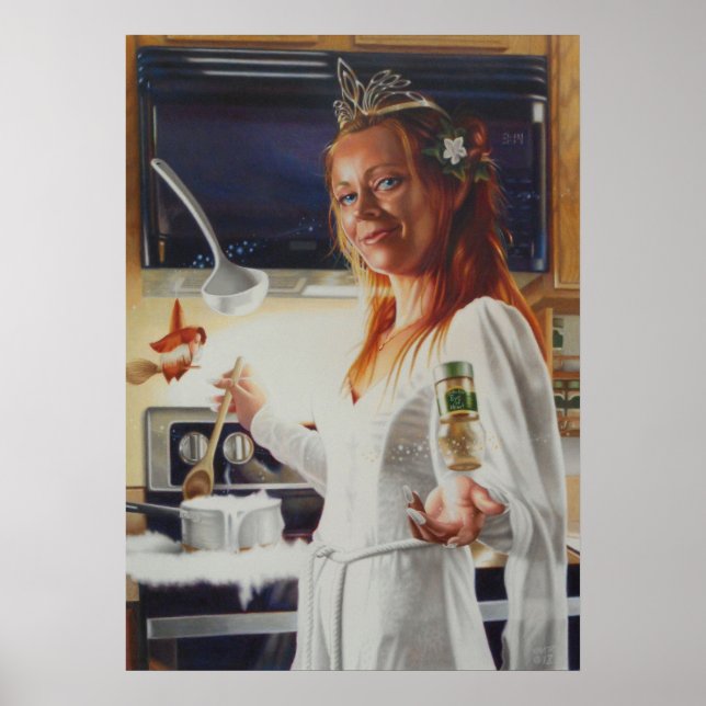 poster de "Cozinhar com magia" (Frente)