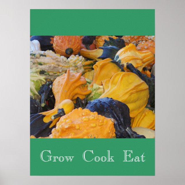 Poster de Cozinhar Crescido (Frente)