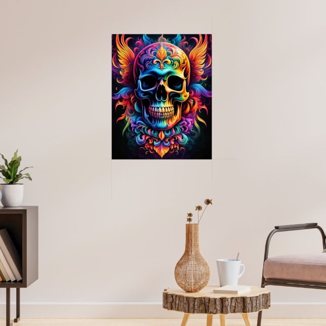 Poster de crânio (Sala de Estar 3)