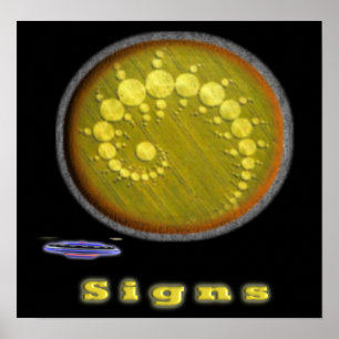 Poster de criação de círculo de recorte