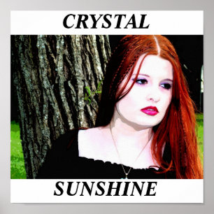 Poster de cristal da luz do sol 11x11