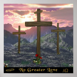 Poster de cruz de calvário