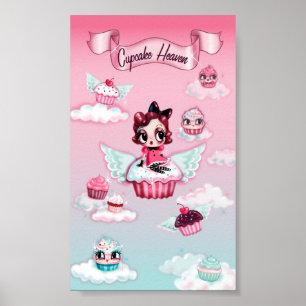 Poster de Cupcake para Céu - Vertical