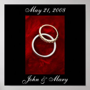 Poster de Data de Casamento até 15x15