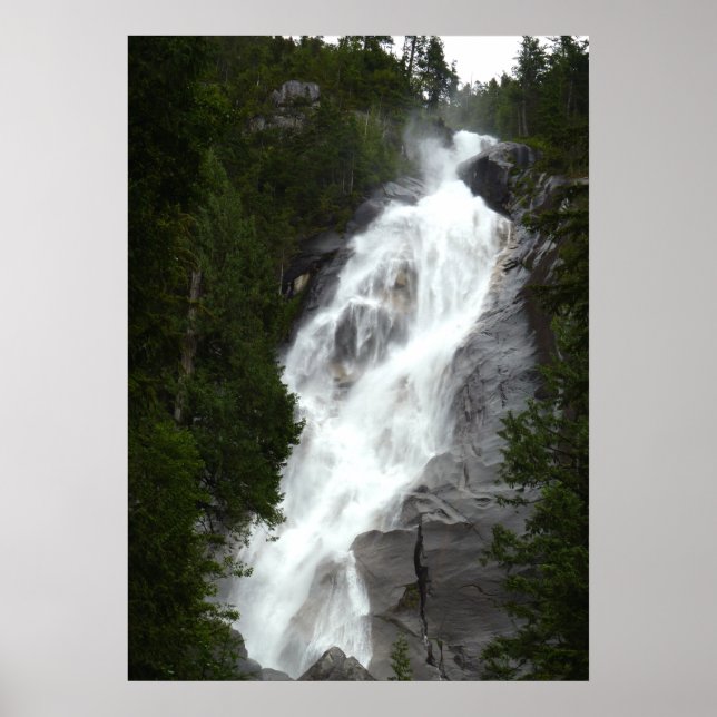 Poster de de paisagem canadense Poster de cascata (Frente)