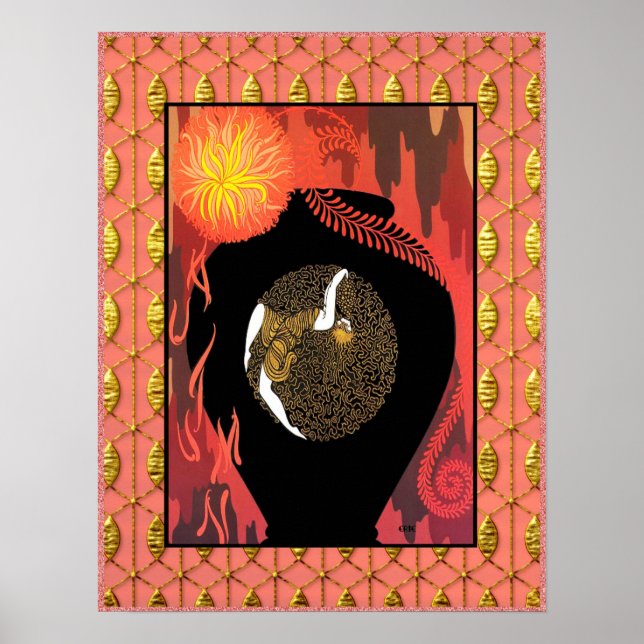 Poster de Deco de Arte Flamboyant (ERTE). (Frente)