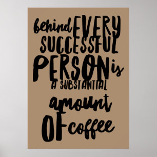poster de decoração compre de café