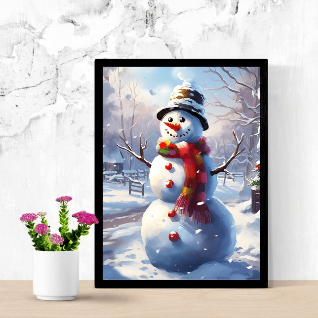 Poster de Decoração de Muro de Snowman (Criador carregado)