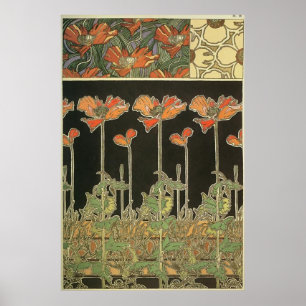 Poster de Decoratifs do ~ de Alphonse Maria Mucha