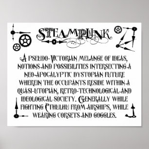 Poster de Definição Steampunk