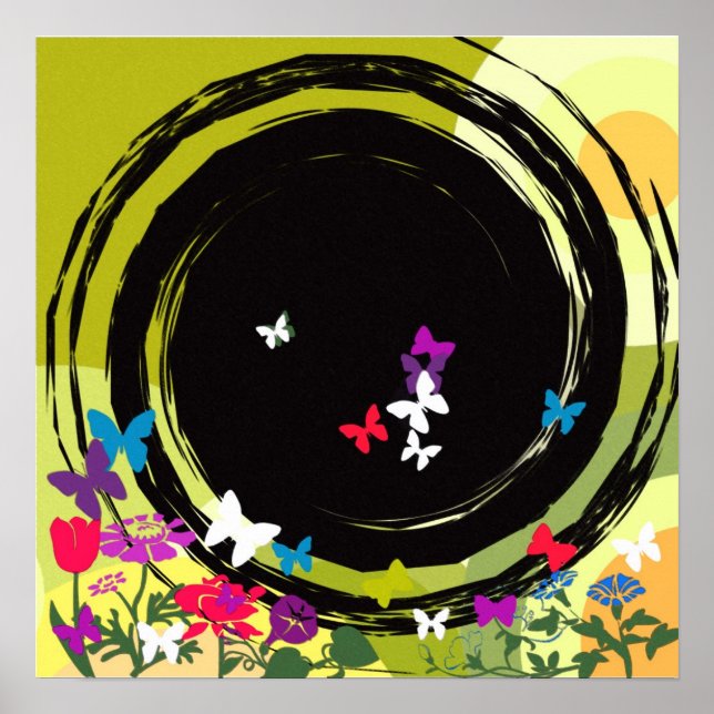 Poster de Delícia de Borboleta (Frente)