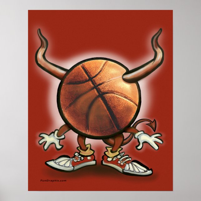 Poster de Demônio de Basquete (Frente)