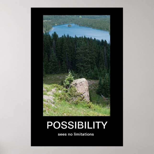 Poster de Demotivação de Possibilidade (Frente)