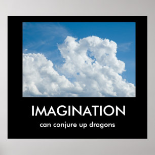 Poster de Demotivational da imaginação