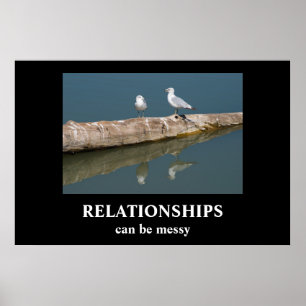 Poster de Demotivational das RELAÇÕES
