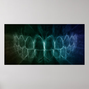 Poster de Dentista Ortodontista da dentada perfeit