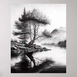 Poster de Desenho da Natureza