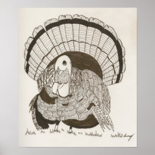 Poster de desenho da Turquia