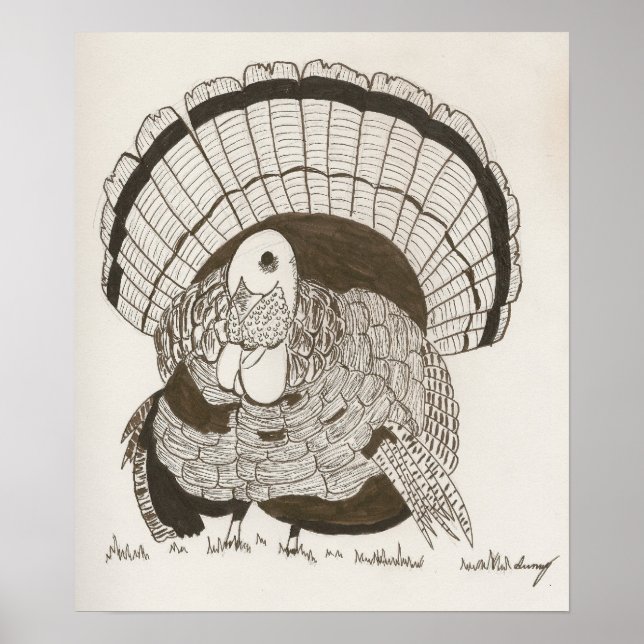 Poster de desenho da Turquia (Frente)