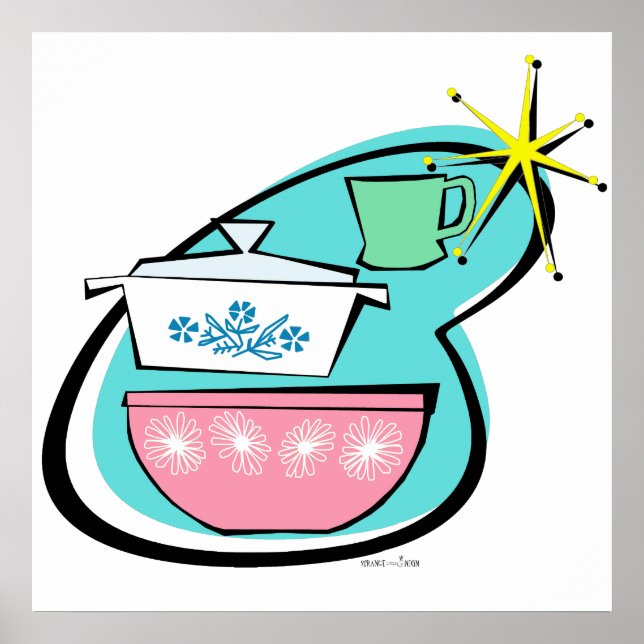 Poster de Design de Cookware Atômica (Frente)