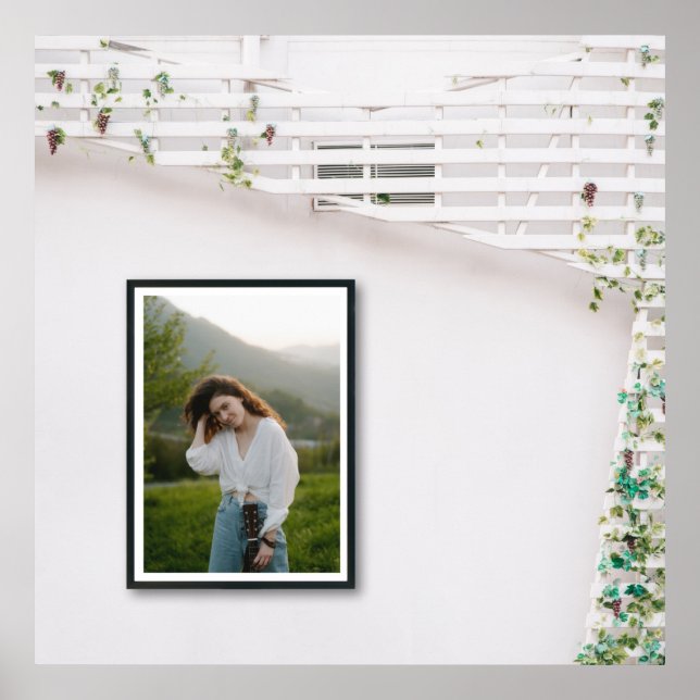 Poster de design de foto Zazzle (Frente)