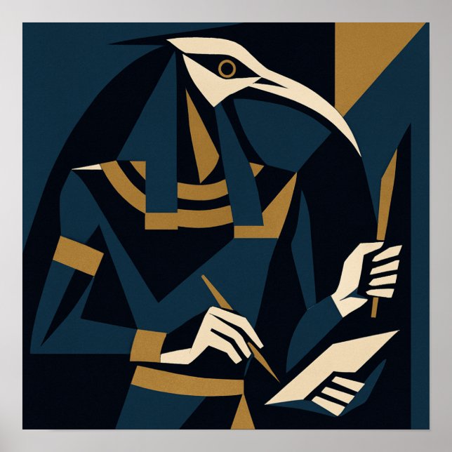 Poster de Deus da Sabedoria Divina Sagrada (Frente)