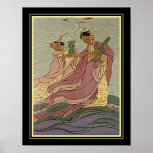 Poster De "deusas" CA 1931 Lotus por Bertha Lum