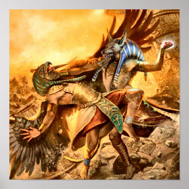 Poster de deuses egípcios (Frente)