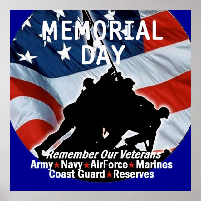 Poster de Dia Memorial (Frente)