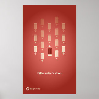 Poster de diferenciação 18" x 30"