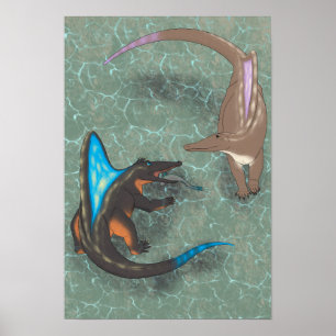 Poster de dinossauro - Secodontossauro