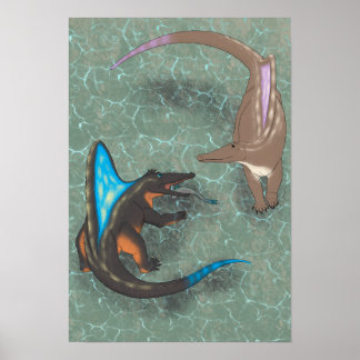 Poster de dinossauro - Secodontossauro