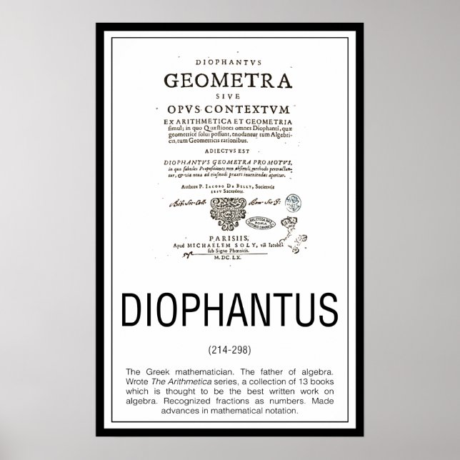 Poster de Diofantus (Frente)