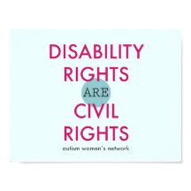 Poster de Direitos de Deficiência