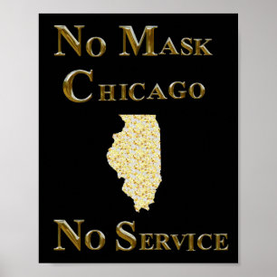 POSTER DE DISTÂNCIA SOCIAL DE CHICAGO