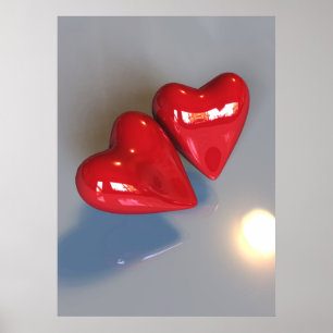 Poster de dois corações
