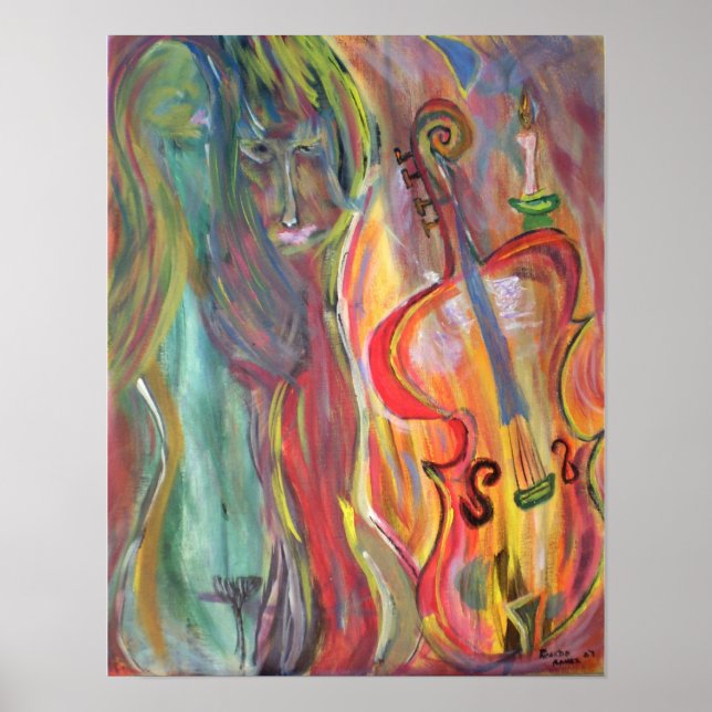 Poster de dois musos (Frente)