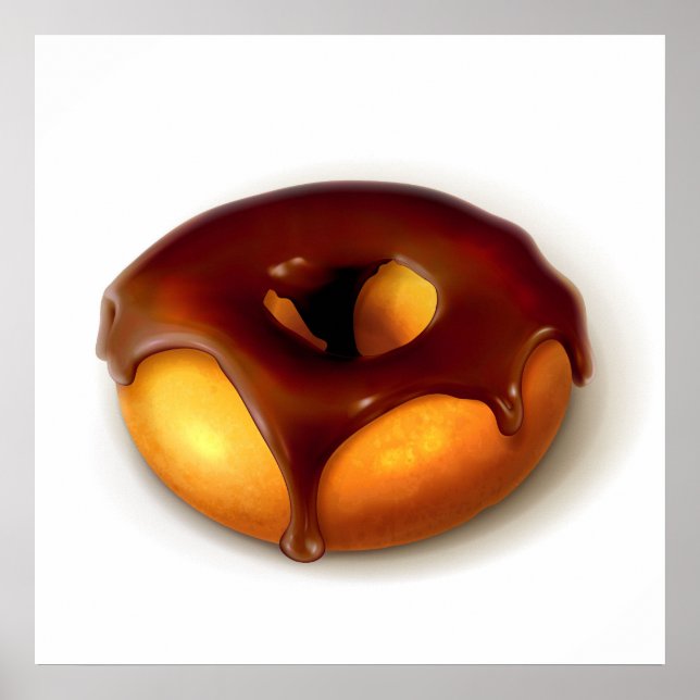 Poster de Doughnut decadente divino - SRF (Frente)