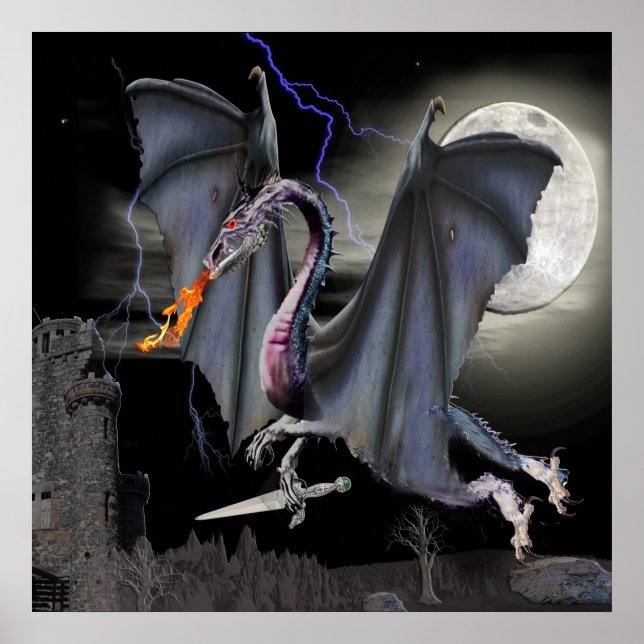 poster de dragão (Frente)
