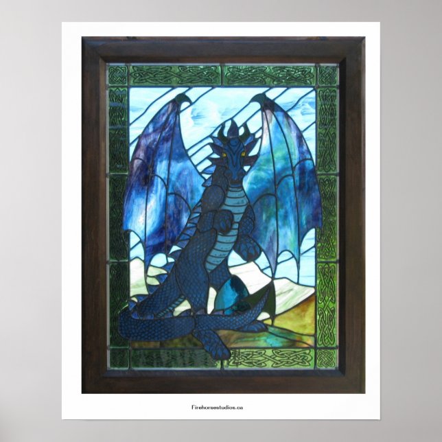 Poster de Dragão Azul (Frente)