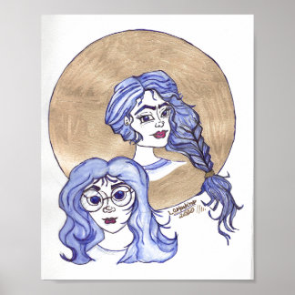 poster de duas raparigas