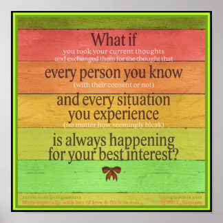 Poster de "E se... Melhor Interesse" colorido