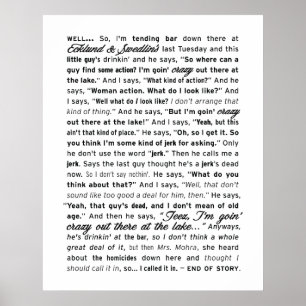 poster de "Ecklund & Swedlin" (branco)