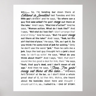 poster de "Ecklund & Swedlin" (branco)