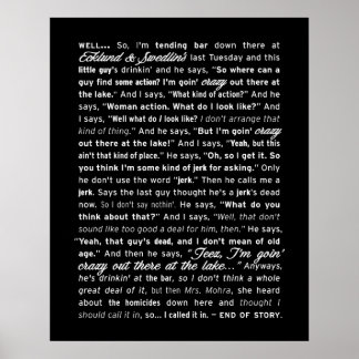 poster de "Ecklund & Swedlin" (preto)