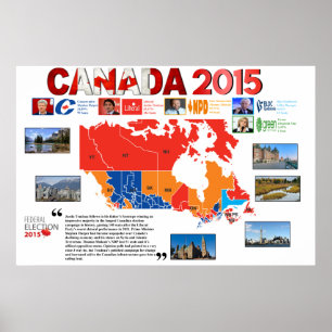 Poster de Eleições 2015 no Canadá
