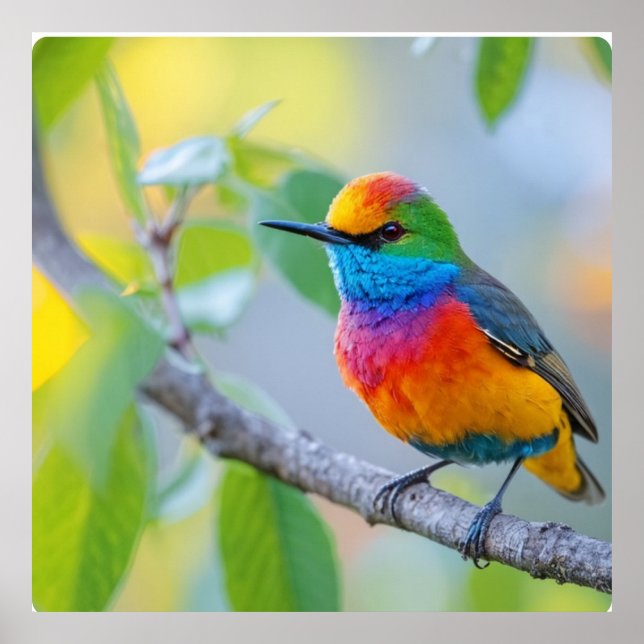 Poster de emalhamento vibrante ativado (Frente)