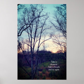 Poster de encorajamento e motivação